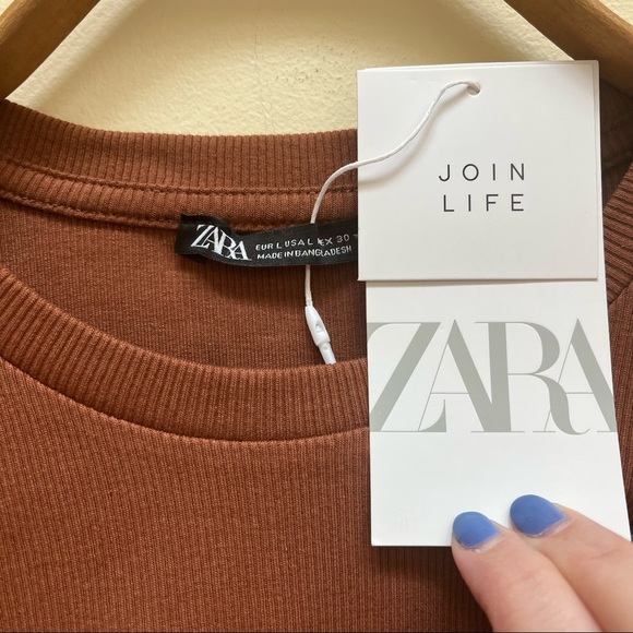 ZARA | Ruched Ribbed Dress - Picture 5 of 6